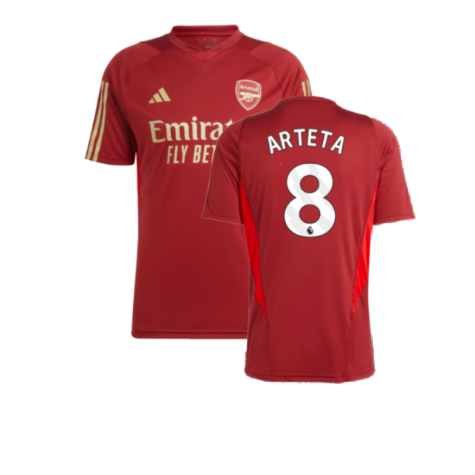 2023-2024 Arsenal Training Jersey (Red) (Arteta 8)