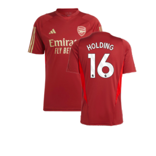 2023-2024 Arsenal Training Jersey (Red) (Holding 16)