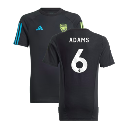 2023-2024 Arsenal Training Tee (Black) - Kids (Adams 6)
