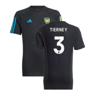 2023-2024 Arsenal Training Tee (Black) - Kids (Tierney 3)