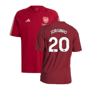 2023-2024 Arsenal Training Tee (Red) (Jorginho 20)