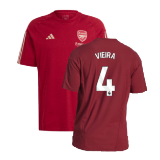2023-2024 Arsenal Training Tee (Red) (Vieira 4)