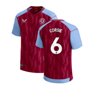 2023-2024 Aston Villa Home Shirt (Kids) (Corsie 6)