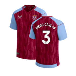 2023-2024 Aston Villa Home Shirt (Kids) (Diego Carlos 3)
