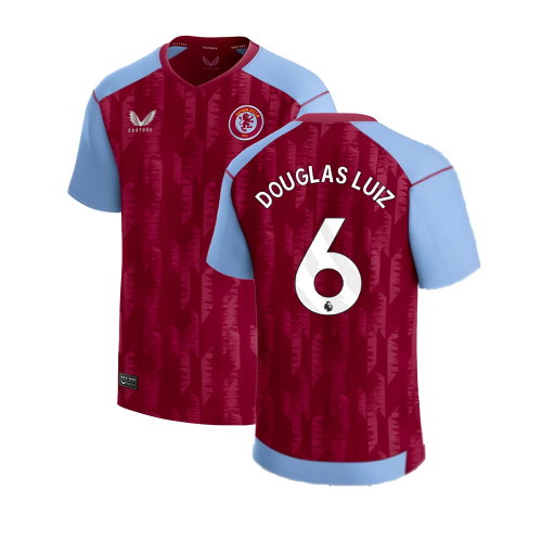 2023-2024 Aston Villa Home Shirt (Kids) (Douglas Luiz 6)