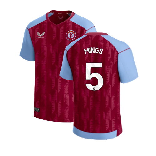 2023-2024 Aston Villa Home Shirt (Kids) (Mings 5) 2023-2024 Aston Villa Home Shirt (Kids) (Mings 5)