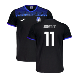 2023-2024 Atalanta Free Time T-Shirt (Black) (Lookman 11)