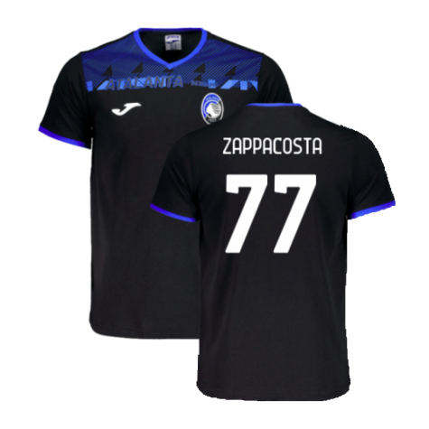 2023-2024 Atalanta Free Time T-Shirt (Black) (Zappacosta 77)
