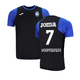 2023-2024 Atalanta Training Shirt (Black) (Koopmeiners 7)