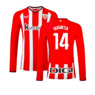 2023-2024 Athletic Bilbao Long Sleeve Home Shirt (Susaeta 14)
