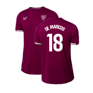 2023-2024 Athletic Bilbao Training Shirt (Magenta) (De Marcos 18)