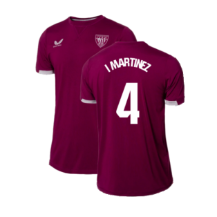 2023-2024 Athletic Bilbao Training Shirt (Magenta) (I Martinez 4)