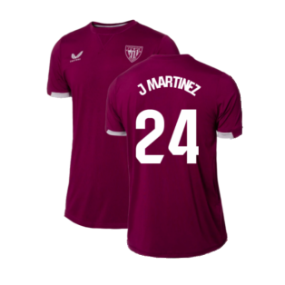 2023-2024 Athletic Bilbao Training Shirt (Magenta) (J Martinez 24)