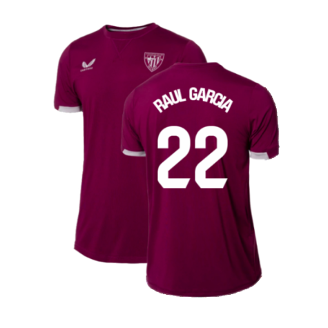 2023-2024 Athletic Bilbao Training Shirt (Magenta) (Raul Garcia 22)
