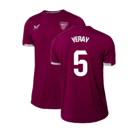 2023-2024 Athletic Bilbao Training Shirt (Magenta) (Yeray 5)