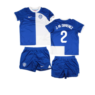 2023-2024 Atletico Madrid Away Little Boys Mini Kit (J M Gimenez 2)