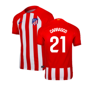 2023-2024 Atletico Madrid Home Shirt (Carrasco 21)