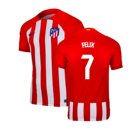 2023-2024 Atletico Madrid Home Shirt (Felix 7)