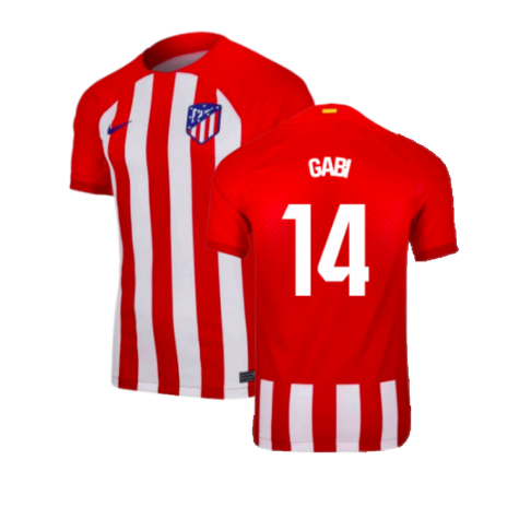 2023-2024 Atletico Madrid Home Shirt (Gabi 14)