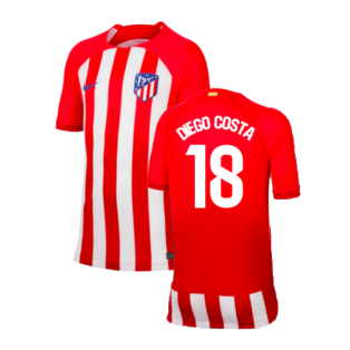 2023-2024 Atletico Madrid Home Shirt (Kids) (Diego Costa 18)