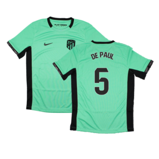 2023-2024 Atletico Madrid Third Shirt (Kids) (De Paul 5)