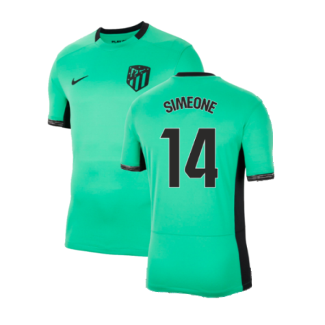 2023-2024 Atletico Madrid Third Shirt (Simeone 14)