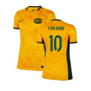 2023-2024 Australia WWC Home Shirt (Ladies) (Your Name)