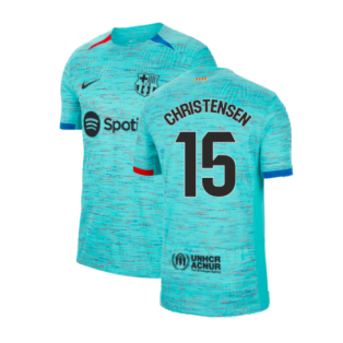 2023-2024 Barcelona Authentic Third Shirt (Christensen 15)