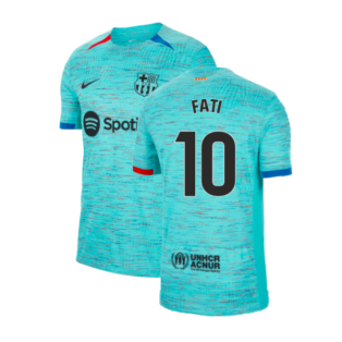 2023-2024 Barcelona Authentic Third Shirt (Fati 10)