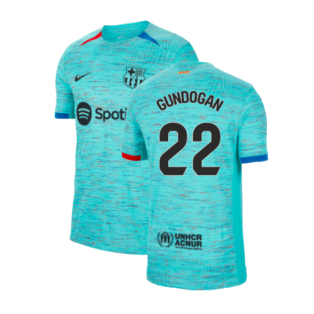 2023-2024 Barcelona Authentic Third Shirt (Gundogan 22)