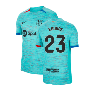 2023-2024 Barcelona Authentic Third Shirt (Kounde 23)