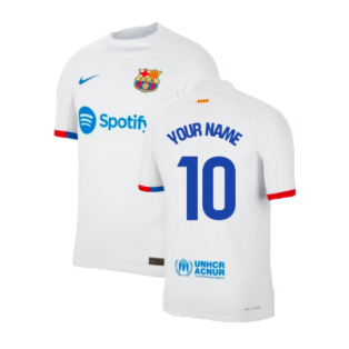 2023-2024 Barcelona Away Authentic Away Shirt (Your Name)