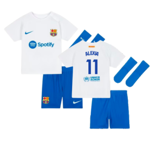 2023-2024 Barcelona Away Baby Kit (Alexia 11)
