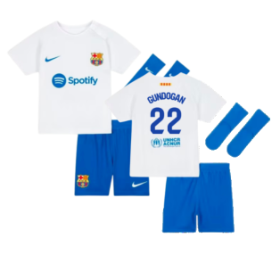 2023-2024 Barcelona Away Baby Kit (Gundogan 22)