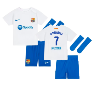 2023-2024 Barcelona Away Baby Kit (O Dembele 7)