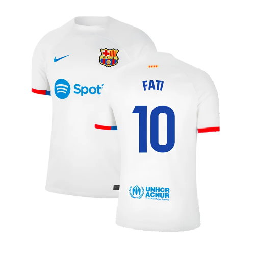 2023-2024 Barcelona Away Shirt (Fati 10)