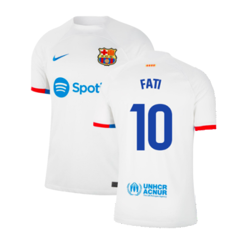 2023-2024 Barcelona Away Shirt (Fati 10)