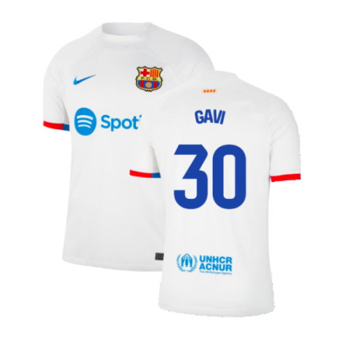 2023-2024 Barcelona Away Shirt (Gavi 30)