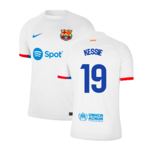2023-2024 Barcelona Away Shirt (Kessie 19)