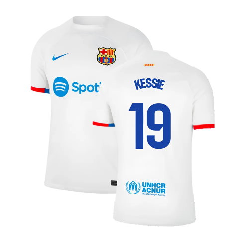 2023-2024 Barcelona Away Shirt (Kessie 19)