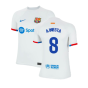 2023-2024 Barcelona Away Shirt (Kids) (A Iniesta 8)