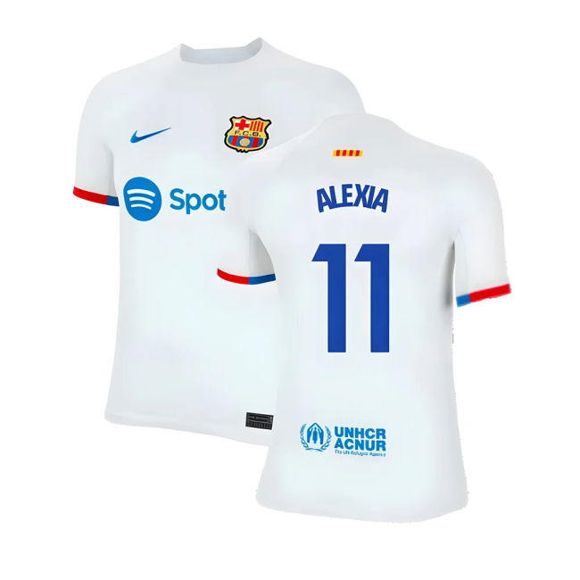 2023-2024 Barcelona Away Shirt (Kids) (Alexia 11)