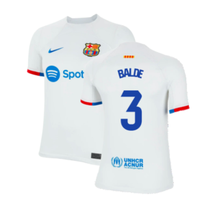 2023-2024 Barcelona Away Shirt (Kids) (Balde 3)