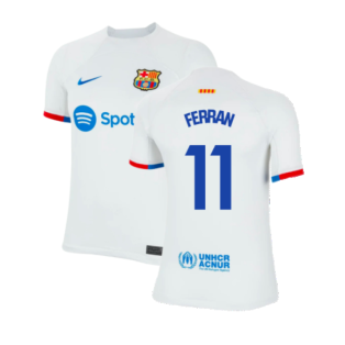2023-2024 Barcelona Away Shirt (Kids) (Ferran 11)