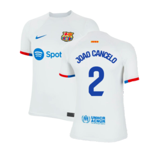 2023-2024 Barcelona Away Shirt (Kids) (Joao Cancelo 2)