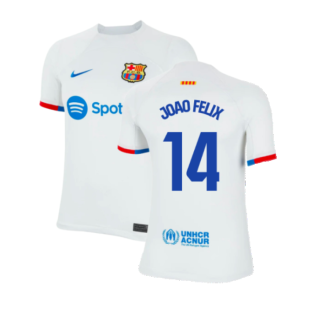 2023-2024 Barcelona Away Shirt (Kids) (Joao Felix 14)