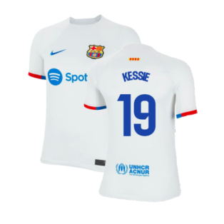 2023-2024 Barcelona Away Shirt (Kids) (Kessie 19)