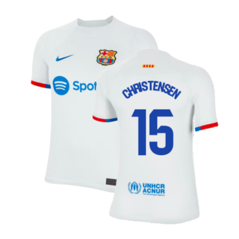 2023-2024 Barcelona Away Shirt (Ladies) (Christensen 15)