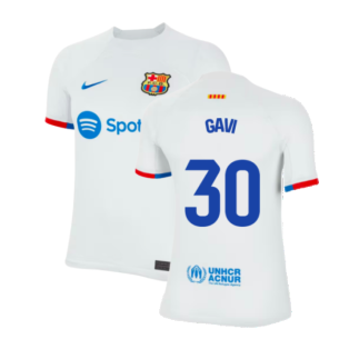 2023-2024 Barcelona Away Shirt (Ladies) (Gavi 30)