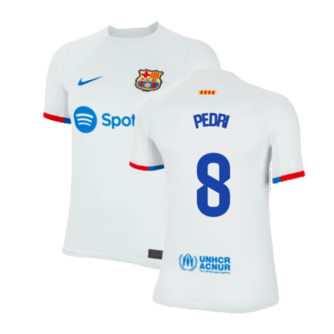 2023-2024 Barcelona Away Shirt (Ladies) (Pedri 8)